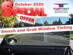 Special on Smash and Grab Window Tinting in George