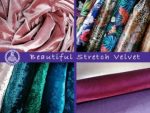 Beautiful Stretch Velvet at Fabric World George