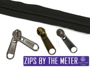 Zips by the Meter from Fabric World George