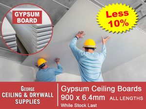 Discount on Gypsum Board in George