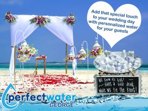 Bottled Water for Your Wedding Day from Perfect Water George