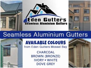 Available Colours of Seamless Aluminium Gutters