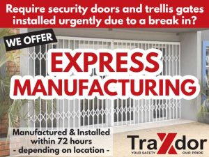 Garden Route Express Manufacturing of Security Doors