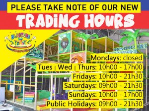 New 2023 Trading Hours at Blasters Mossel Bay