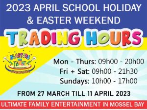 April School Holiday & Easter Trading Hours
