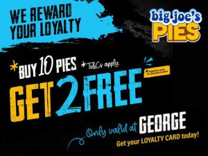Get Your Loyalty Card from Big Joe’s George