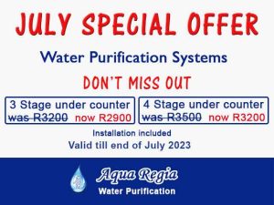 Garden Route Water System Special Offers