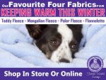 Fabrics for Keeping Warm from Fabric World George