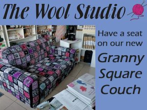 Granny Square Couch at the Wool Studio George