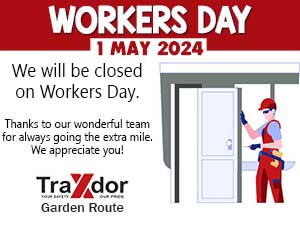 Traxdor Garden Route closed on Workers Day