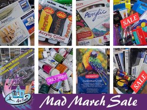 Mad March Sale on Art Supplies in George