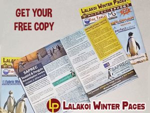 Lalakoi Winter Pages Available at SAPREC Mossel Bay