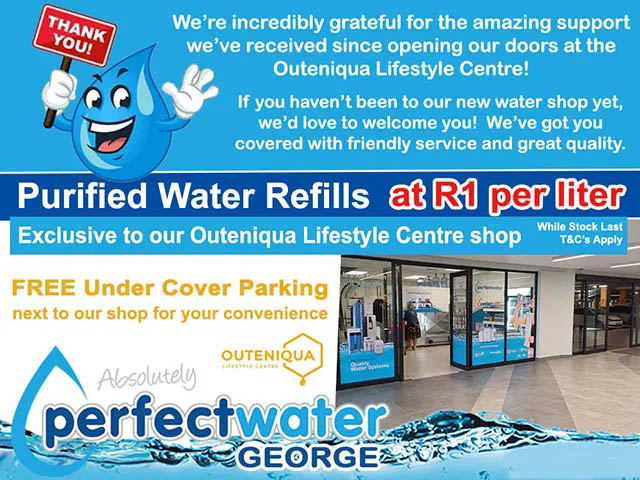 Thank You for Your Support from Perfect Water Outeniqua