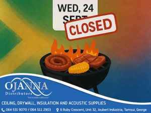 OJANNA Distributors George Closed on Heritage Day