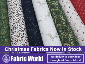 Christmas Fabrics at Fabric World in George