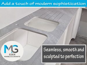 Marble Countertops with Drainer Grooves, George