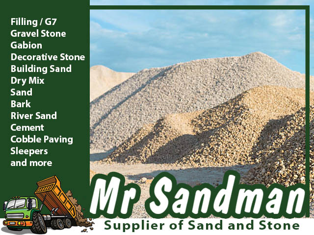 Supplier of Sand and Stone in George